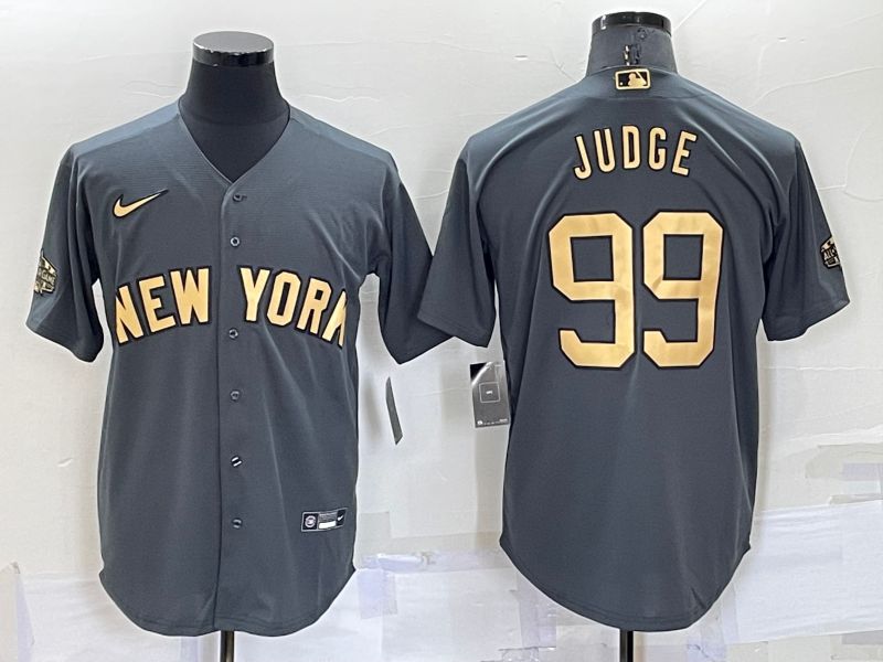 Men New York Yankees 99 Judge Grey 2022 All Star Nike MLB Jerseys